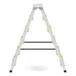 Drabina aluminiowa domowa dwustronna składana HIGHER 2x6 stopni taboret podnóżek schodek