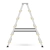 Drabina aluminiowa domowa dwustronna składana HIGHER 2x6 stopni taboret podnóżek schodek