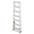 Drabina aluminiowa domowa dwustronna składana HIGHER 2x7 stopni taboret podnóżek schodek