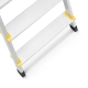 Drabina aluminiowa domowa dwustronna składana HIGHER 2x7 stopni taboret podnóżek schodek