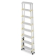 Drabina aluminiowa domowa dwustronna składana HIGHER 2x8 stopni taboret podnóżek schodek