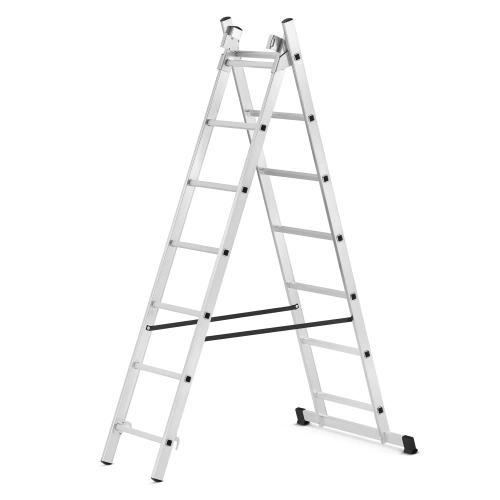 Drabina aluminiowa wielofunkcyjna uniwersalna z adaptacją na schody 3x7 HIGHER 150kg