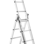 Drabina aluminiowa wielofunkcyjna uniwersalna z adaptacją na schody 3x7 HIGHER 150kg
