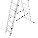 Drabina aluminiowa wielofunkcyjna uniwersalna z adaptacją na schody 3x8 HIGHER 150kg