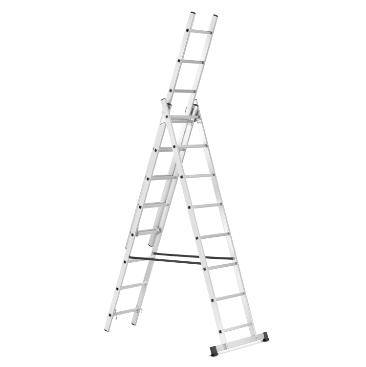 Drabina aluminiowa wielofunkcyjna uniwersalna z adaptacją na schody 3x8 HIGHER 150kg