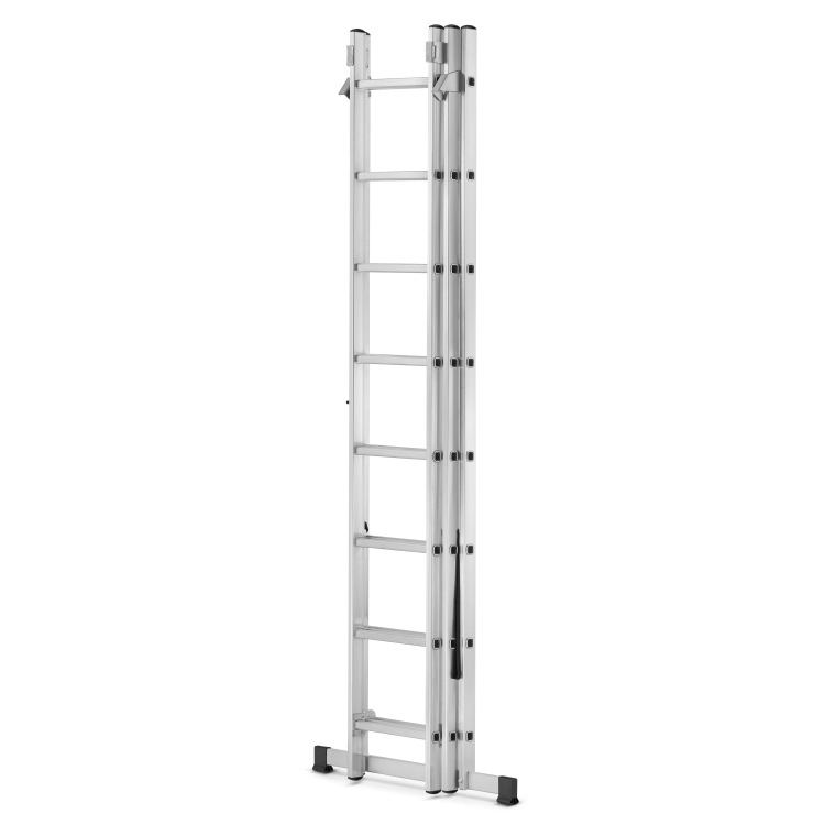 Drabina aluminiowa wielofunkcyjna uniwersalna z adaptacją na schody 3x8 HIGHER 150kg