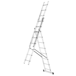 Drabina aluminiowa wielofunkcyjna uniwersalna z adaptacją na schody 3x8 HIGHER 150kg