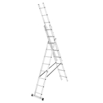 Drabina aluminiowa wielofunkcyjna uniwersalna z adaptacją na schody 3x8 HIGHER 150kg