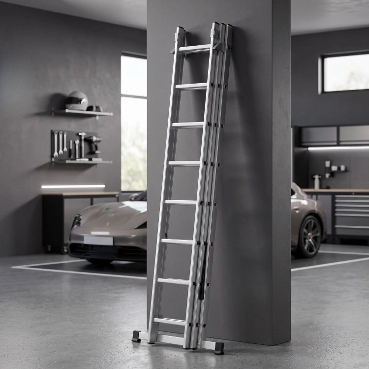 Drabina aluminiowa wielofunkcyjna uniwersalna z adaptacją na schody 3x8 HIGHER 150kg