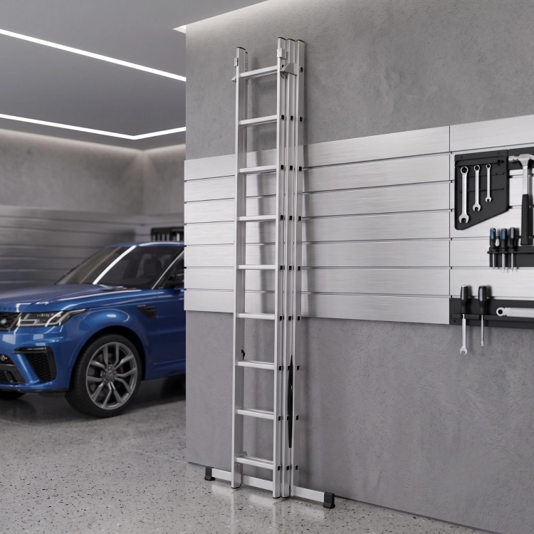Drabina aluminiowa wielofunkcyjna uniwersalna z adaptacją na schody 3x9 HIGHER 150kg