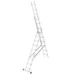 Drabina aluminiowa wielofunkcyjna uniwersalna z adaptacją na schody 3x9 HIGHER 150kg