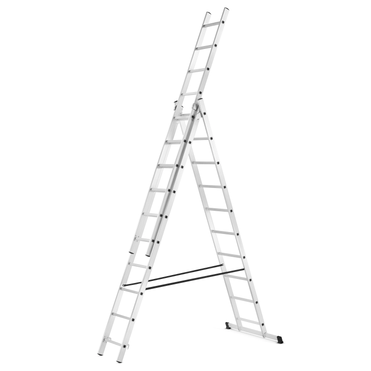 Drabina aluminiowa wielofunkcyjna uniwersalna z adaptacją na schody 3x10 HIGHER 150kg