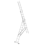Drabina aluminiowa wielofunkcyjna uniwersalna z adaptacją na schody 3x10 HIGHER 150kg
