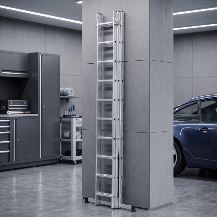 Drabina aluminiowa wielofunkcyjna uniwersalna z adaptacją na schody 3x10 HIGHER 150kg