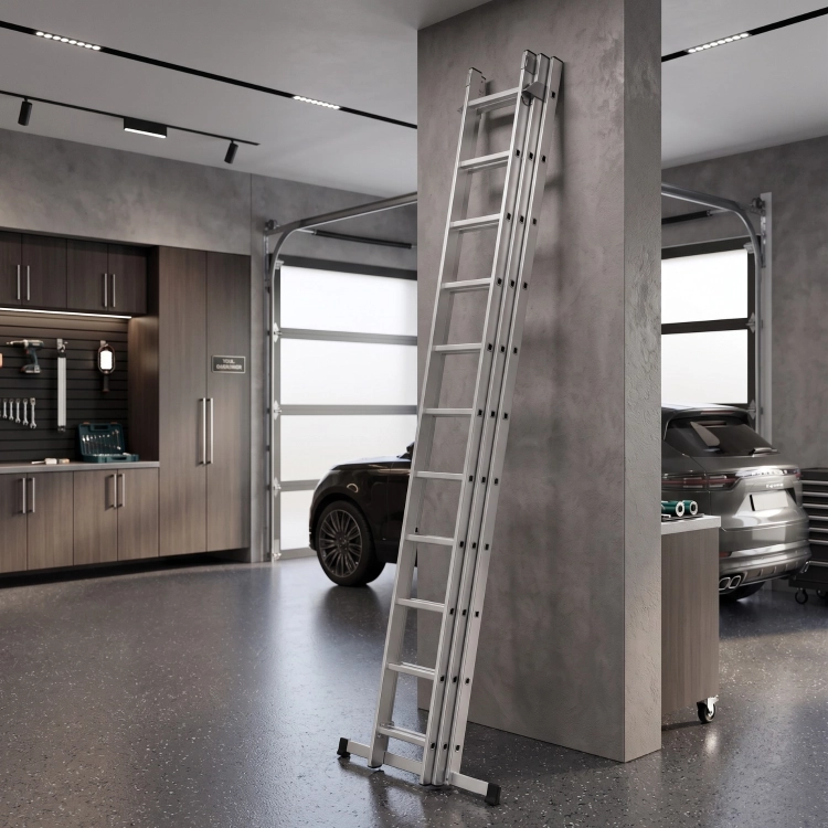 Drabina aluminiowa wielofunkcyjna uniwersalna z adaptacją na schody 3x11 HIGHER 150kg