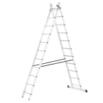 Drabina aluminiowa wielofunkcyjna uniwersalna z adaptacją na schody 3x11 HIGHER 150kg