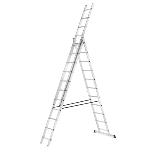 Drabina aluminiowa wielofunkcyjna uniwersalna z adaptacją na schody 3x11 HIGHER 150kg