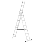 Drabina aluminiowa wielofunkcyjna uniwersalna z adaptacją na schody 3x11 HIGHER 150kg