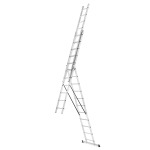 Drabina aluminiowa wielofunkcyjna uniwersalna z adaptacją na schody 3x11 HIGHER 150kg