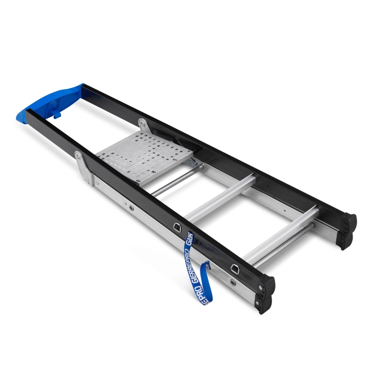 Drabina aluminiowa jednostronna GIERRE 3 stopnie podest 150 kg 2,63 m