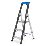 Drabina aluminiowa jednostronna GIERRE 3 stopnie podest 150 kg 2,63 m