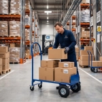 Wózek magazynowy młynarka 2 w 1 transportowy 250 kg