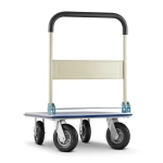 Wózek platformowy transportowy magazynowy 150 kg HIGHER koła pneumatyczne
