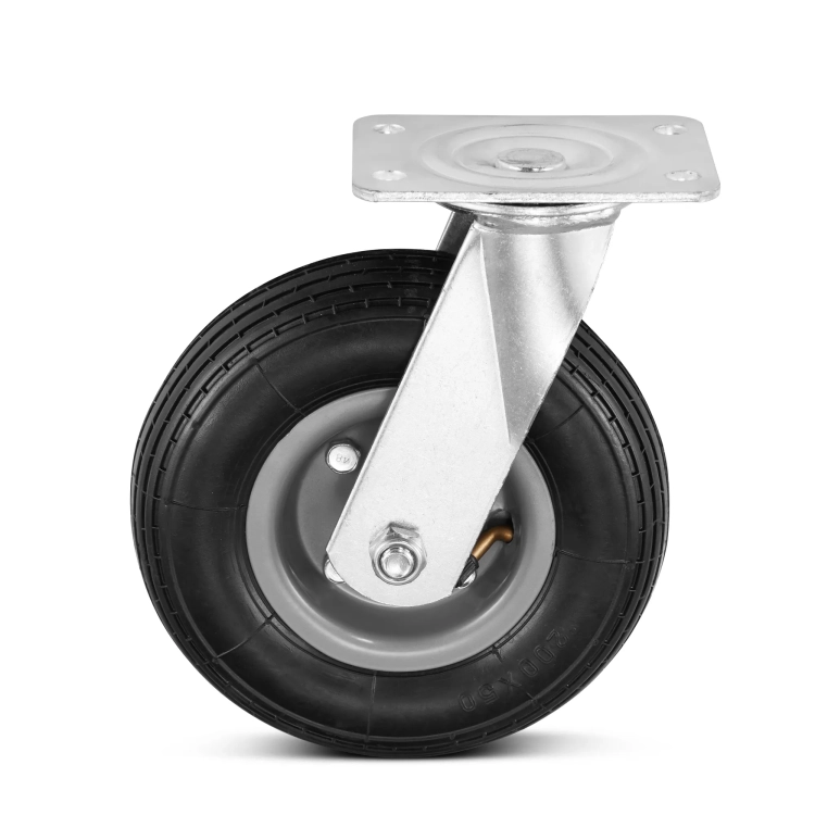 Wózek platformowy transportowy magazynowy 150 kg HIGHER koła pneumatyczne