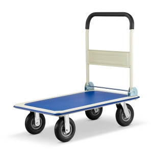 Wózek platformowy transportowy magazynowy 150 kg HIGHER koła pneumatyczne