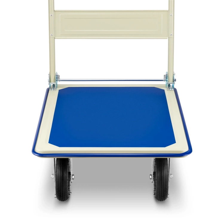 Wózek platformowy transportowy magazynowy 150 kg HIGHER koła pneumatyczne