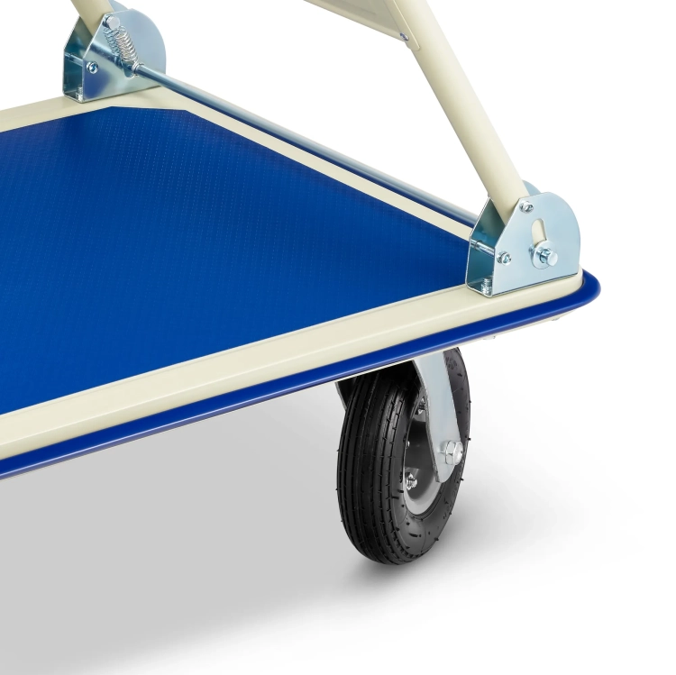 Wózek platformowy transportowy magazynowy 150 kg HIGHER koła pneumatyczne