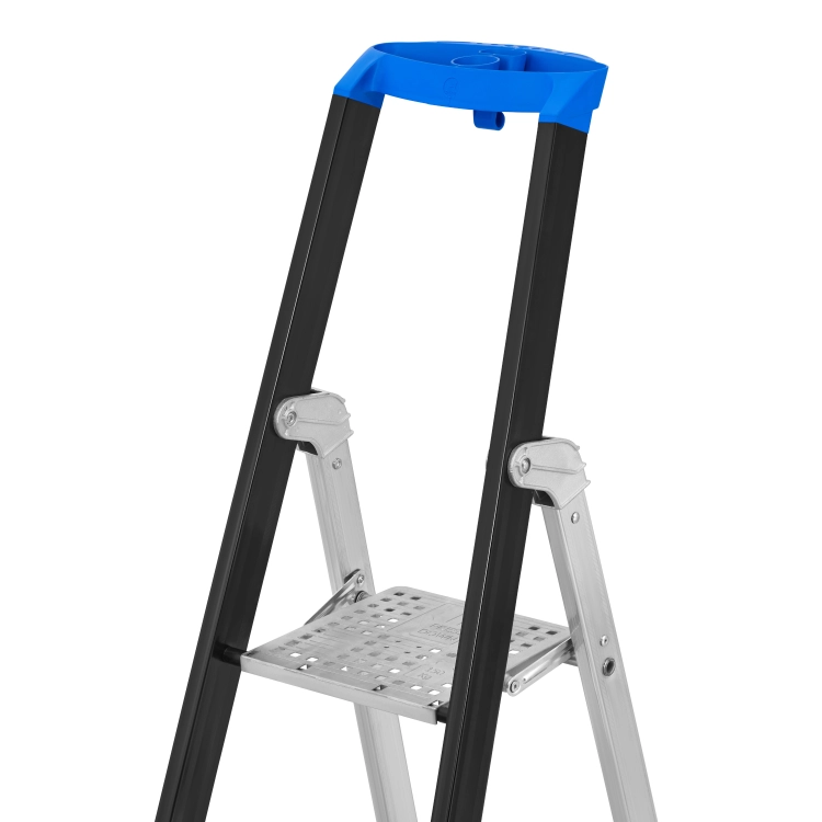 Drabina aluminiowa jednostronna GIERRE 5 stopni podest 150 kg 3,10 m