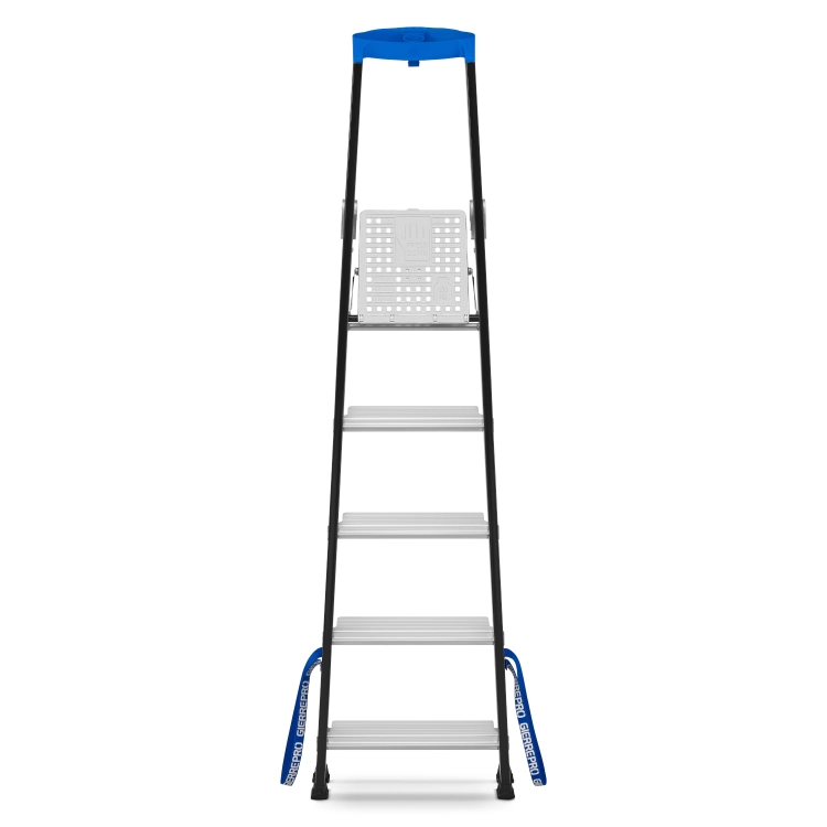 Drabina aluminiowa jednostronna GIERRE 5 stopni podest 150 kg 3,10 m