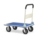 Wózek platformowy transportowy magazynowy 300 kg HIGHER koła pneumatyczne