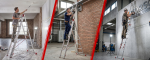 Drabina aluminiowa uniwersalna 3x8 HIGHER Professional na schody - 5,63 m