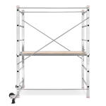 Rusztowanie aluminiowe jezdne przejezdne GIERRE Easy 100 G-FA100EY 2,86 m modułowe