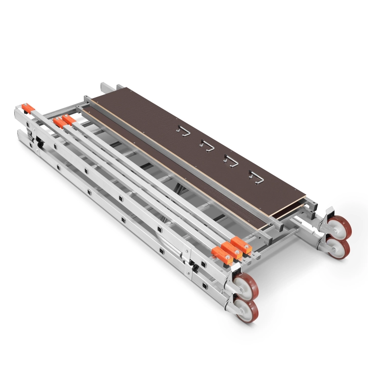 Rusztowanie jezdne GIERRE G-FX002FL 2,93 m składane hamulec dwa podesty 150 kg