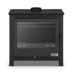 Piec kominek koza z płaszczem wodnym C.O. BLIST B MAX E 3.0. 12,8 kW klasa A