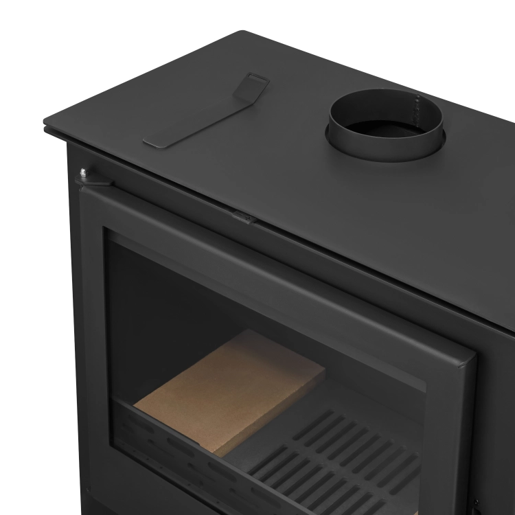 Piec kominek koza z płaszczem wodnym C.O. BLIST B MAX E 3.0. 12,8 kW klasa A