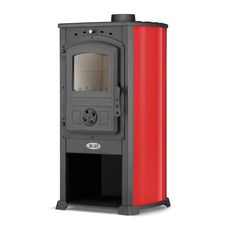 Piec kominek koza szamotowy żeliwny MODENA 4.0 BLIST 7,4 kW A+