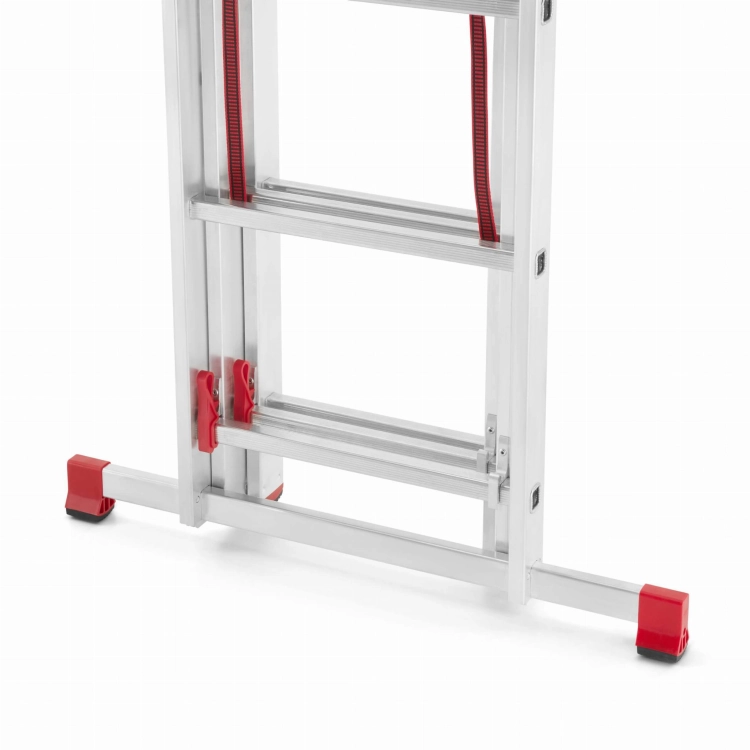 Drabina aluminiowa uniwersalna 3x9 HIGHER Professional na schody - 6,19 m