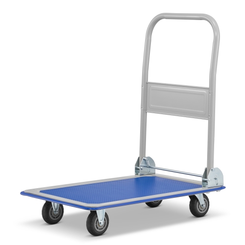 Wózek platformowy transportowy magazynowy 150 kg HIGHER koła pełne