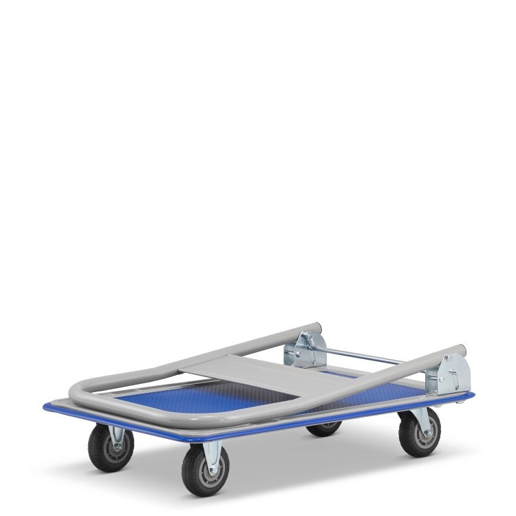 Wózek platformowy transportowy magazynowy 150 kg HIGHER koła pełne