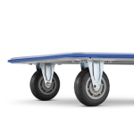 Wózek platformowy transportowy magazynowy 150 kg HIGHER koła pełne