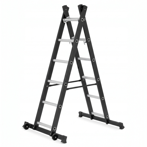 Rusztowanie drabinowe podest roboczy HIGHER 2x6 drabina 4w1 drabino-rusztowanie pomost