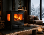 Piec piecyk kominek żeliwny wolnostojący koza 900 NOVA A+ 9 kW