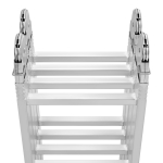 Drabina aluminiowa składana przegubowa wielofunkcyjna uniwersalna 4x3 ALOSS I-4410