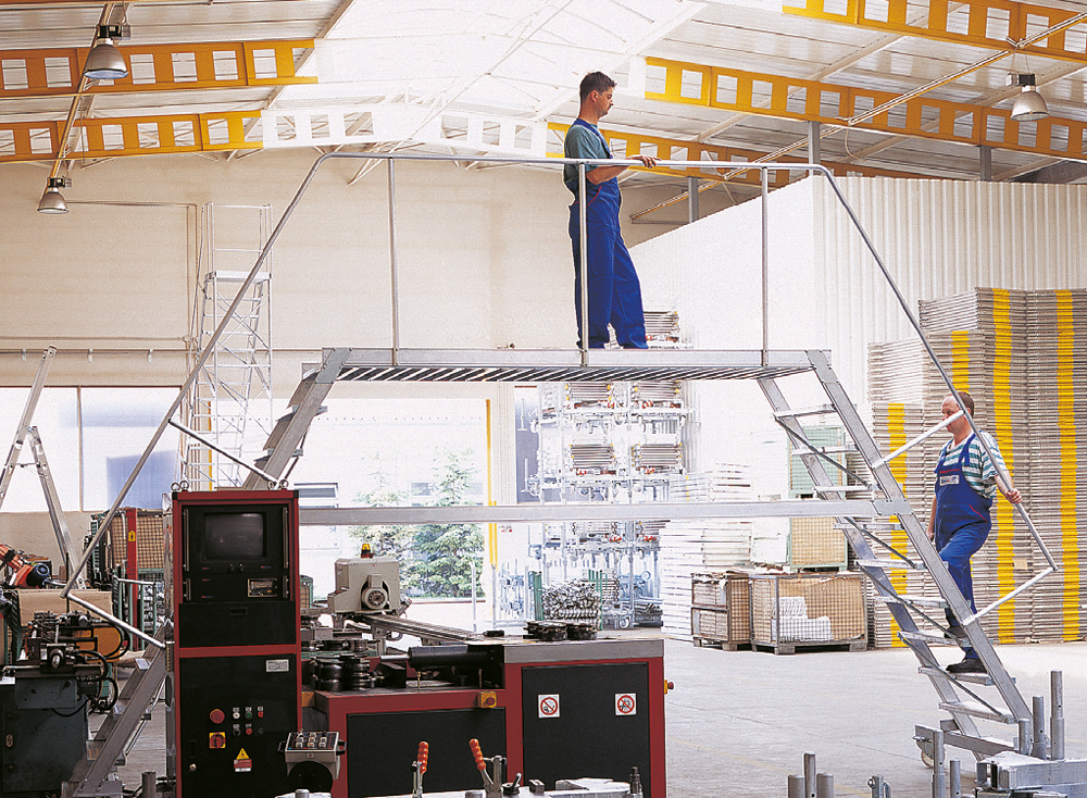 schody przejściowe aluminiowe DRABEX TP 17000