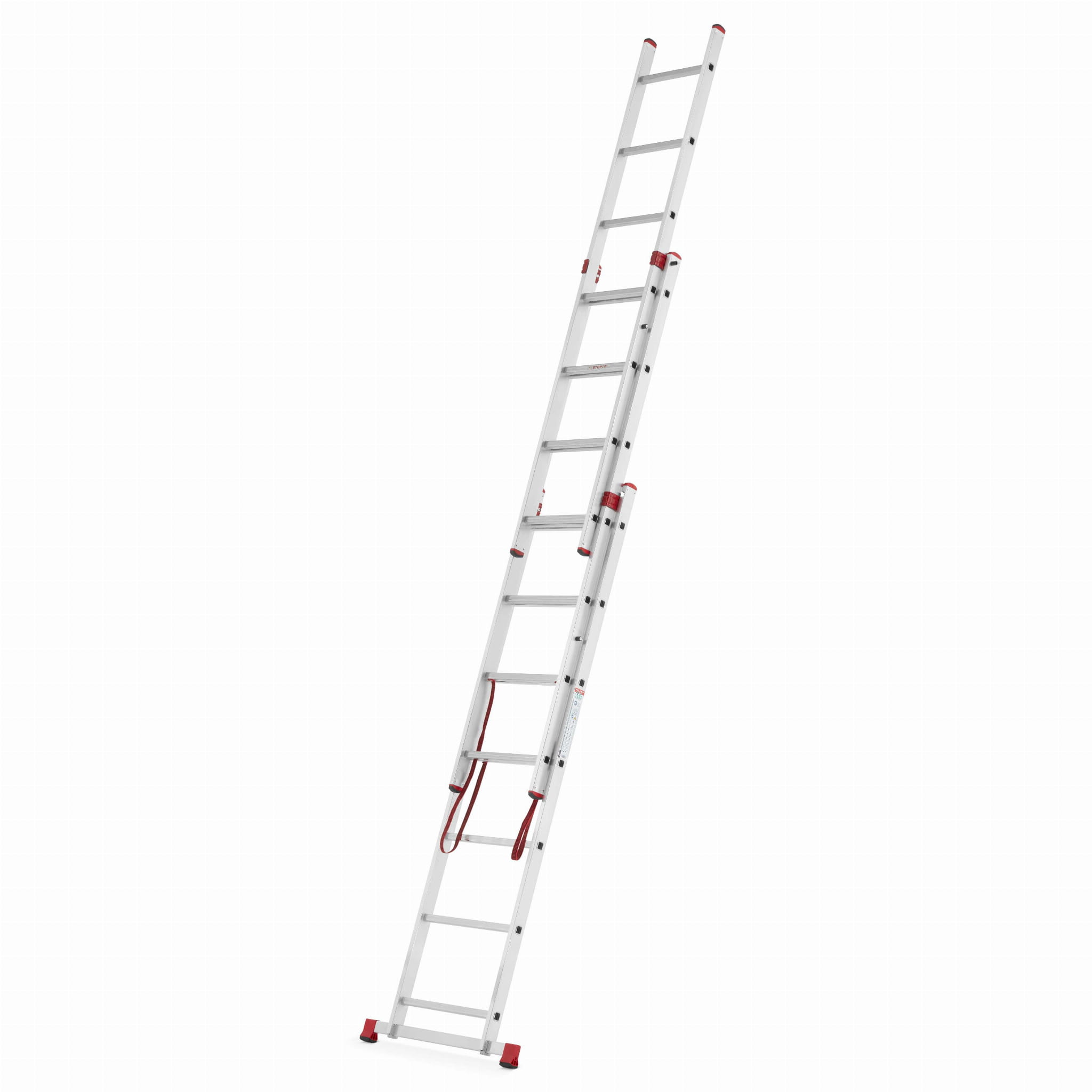 Drabina aluminiowa uniwersalna 3x7 HIGHER Professional na schody - 4,49 m