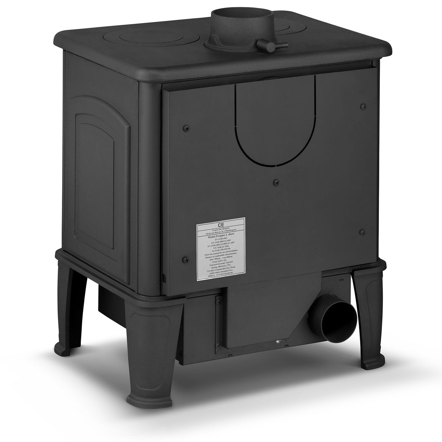 Piec kominek żeliwny